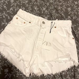 Zara denim shorts